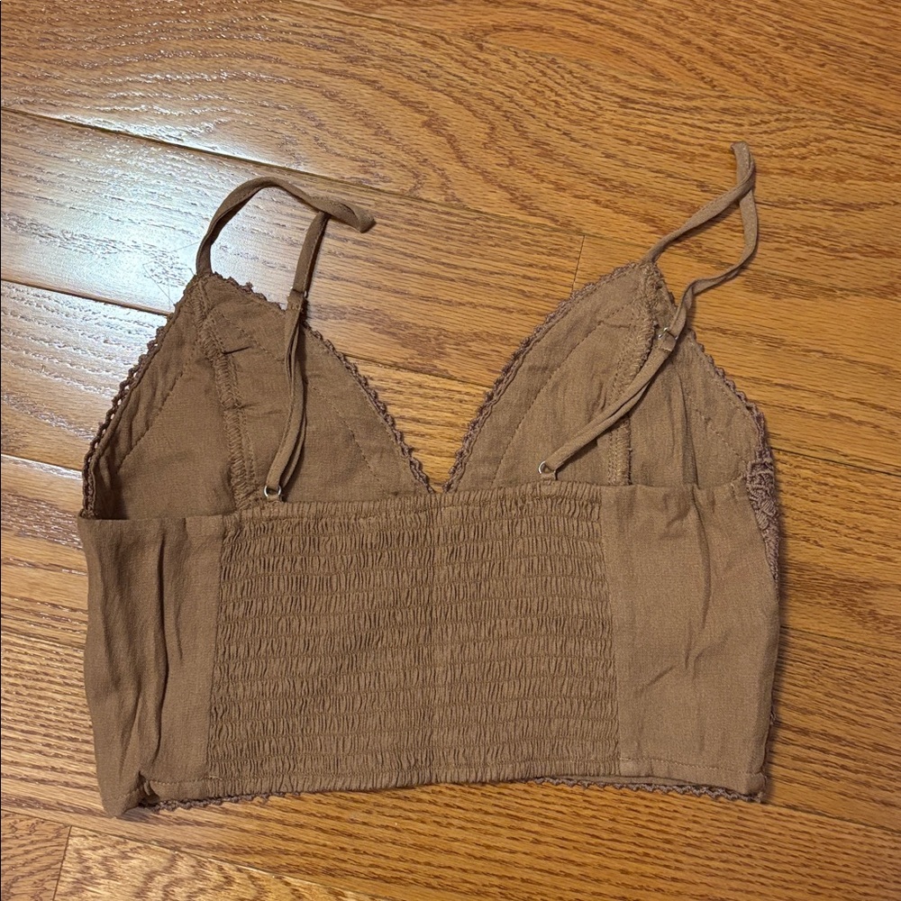 Love Tree Mauve Crochet Lace Bralette Crop Top - Picture 7 of 14